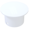 Couvercle pour poteau d'lot | en acier | coated white
